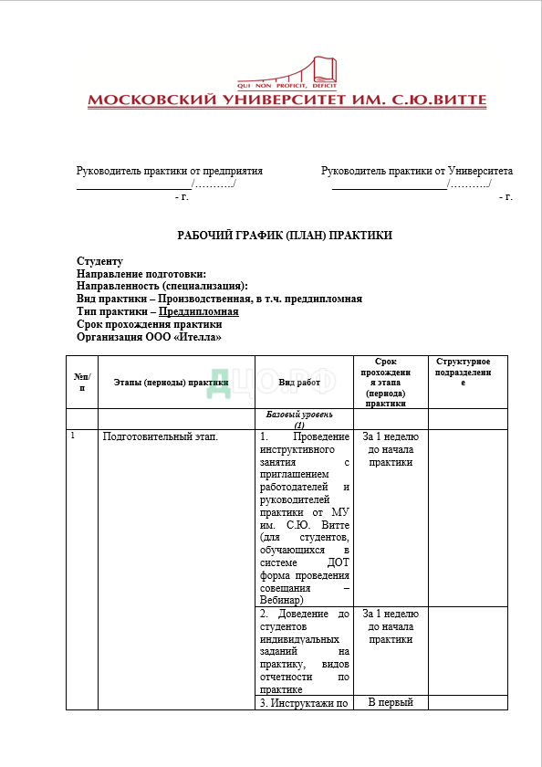 Отчет по практике: Отчет об учебной практике по информационным технологиям в экономике ООО Элитстрой